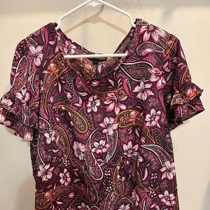 Lane Bryant paisley top